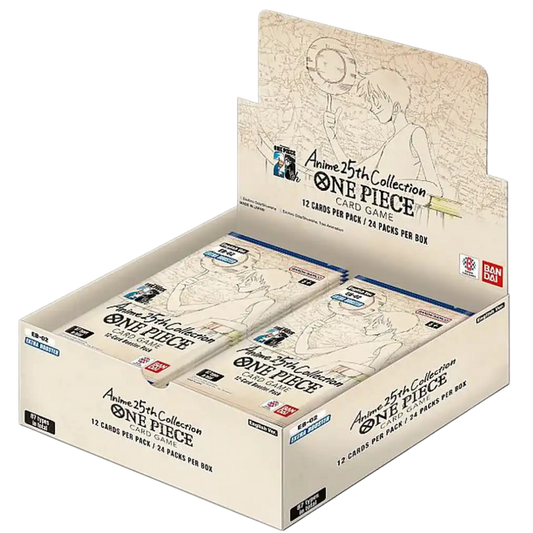 One Piece Card Game – EB02 Anime 25th Collection – (Anglais) - Booster Display