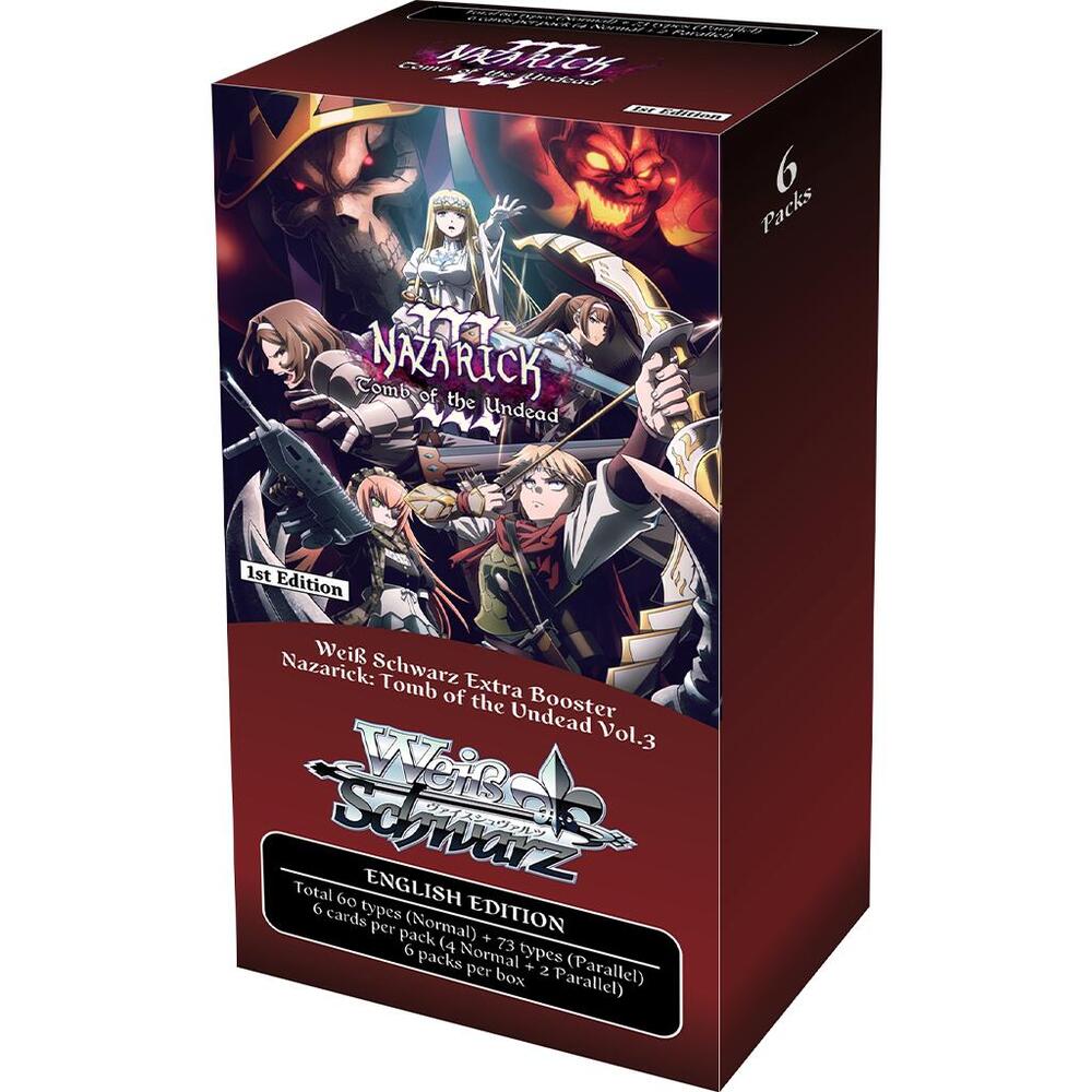 Weiss Schwarz - Boîte de 6 Extra Boosters Nazarick: Tomb of the Undead Vol.3 (Anglais)