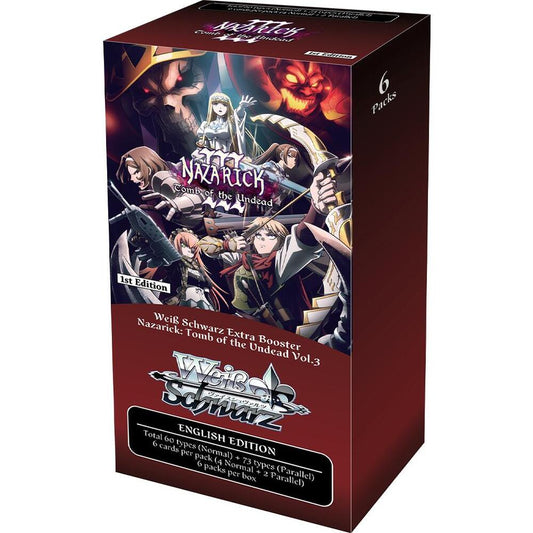 Weiss Schwarz - Boîte de 6 Extra Boosters Nazarick: Tomb of the Undead Vol.3 (Anglais)