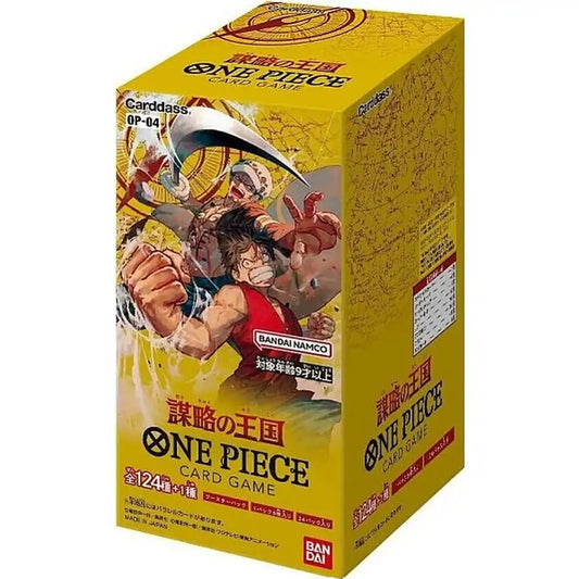 One Piece Card Game – OP04 Kingdoms of Intrigue – Booster Display (Japonais)
