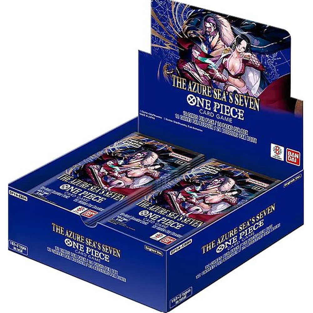 One Piece Card Game – OP14-EB04: The Azure Sea's Seven – Booster Display
