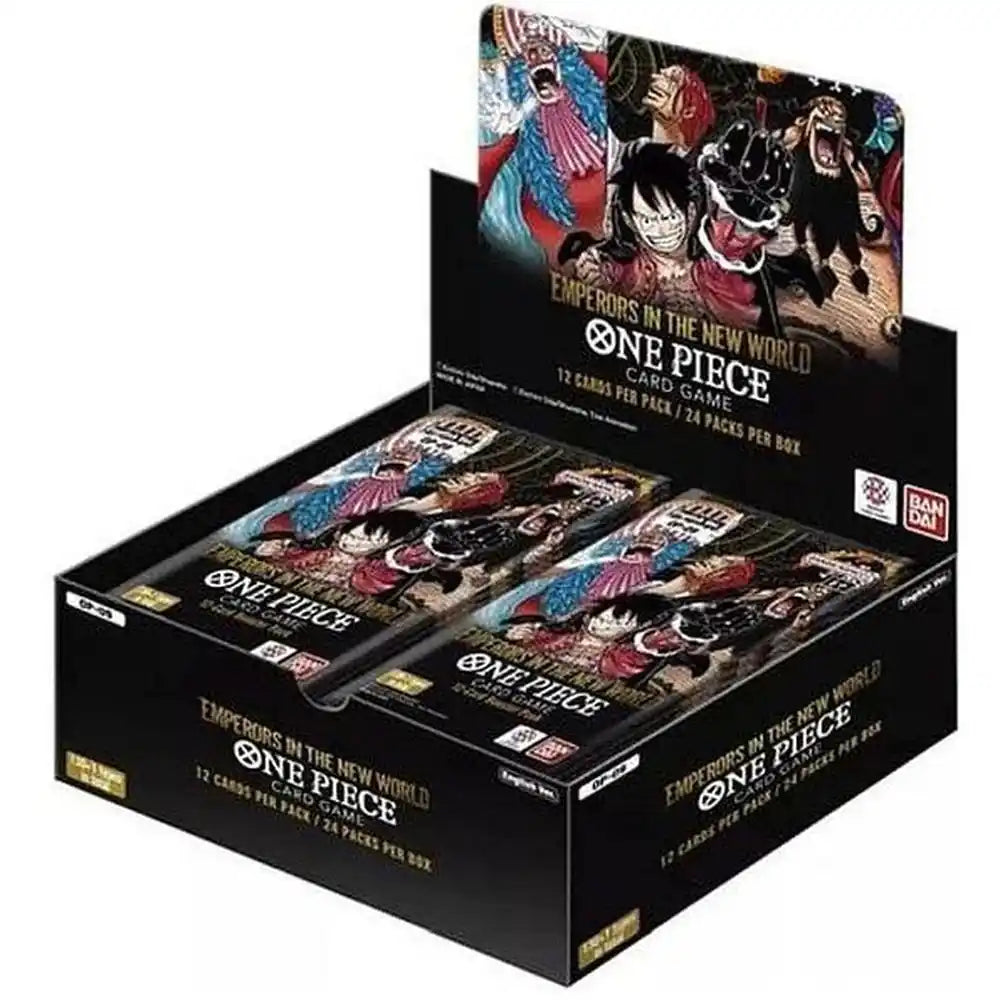 One Piece Card Game : OP09 – Emperors in the New World (Booster Display, 24 Packs) – Anglais