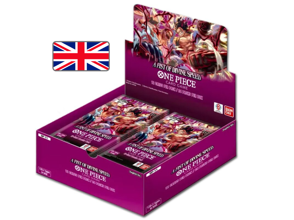 One Piece Card Game – OP11 A Fist of Divine Speed – Booster Display (Anglais)