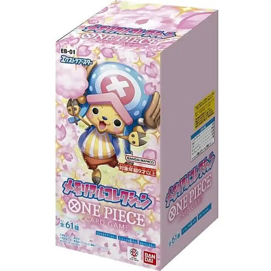 One Piece Card Game – EB01 Memorial Collection (Japonais) – Booster Display