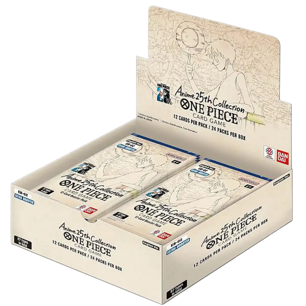 One Piece Card Game – EB02 Anime 25th Collection – (Anglais) - Booster Display