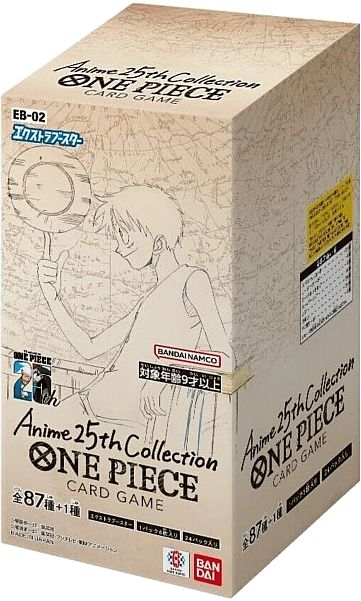 One Piece Card Game – EB02 Anime 25th Collection (Japonais) – Booster Display