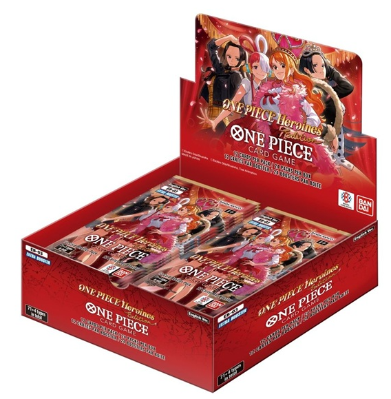 One Piece Card Game – EB03: One Piece Heroines Edition – Extra Booster Display (Anglais)