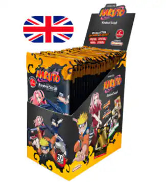 Naruto TCG: First set 2nd Edition Booster packs CDU 24 booster pack (ANGLAIS)