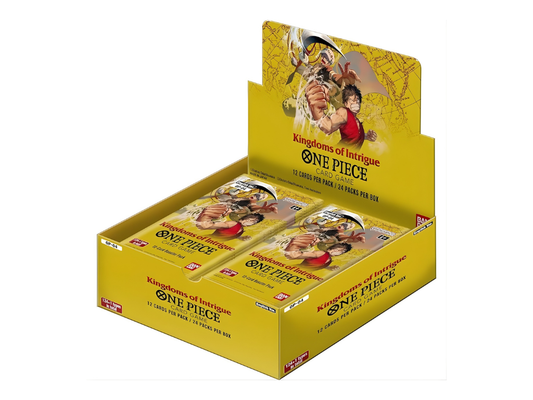 One Piece Card Game – OP04 Kingdoms Of Intrigue – Booster Display (Anglais)
