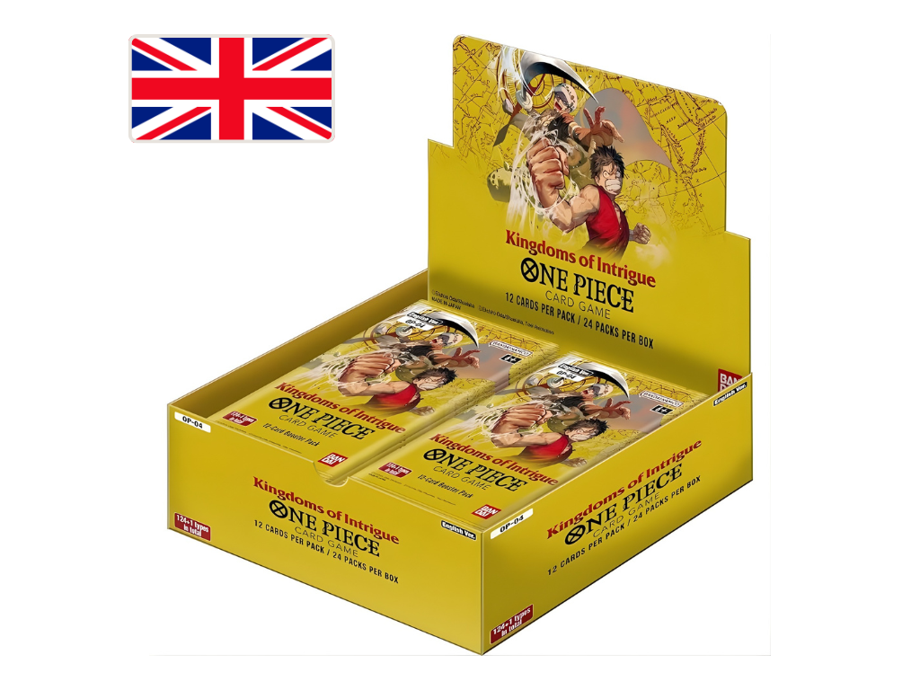 One Piece Card Game – OP04 Kingdoms Of Intrigue – Booster Display (Anglais)
