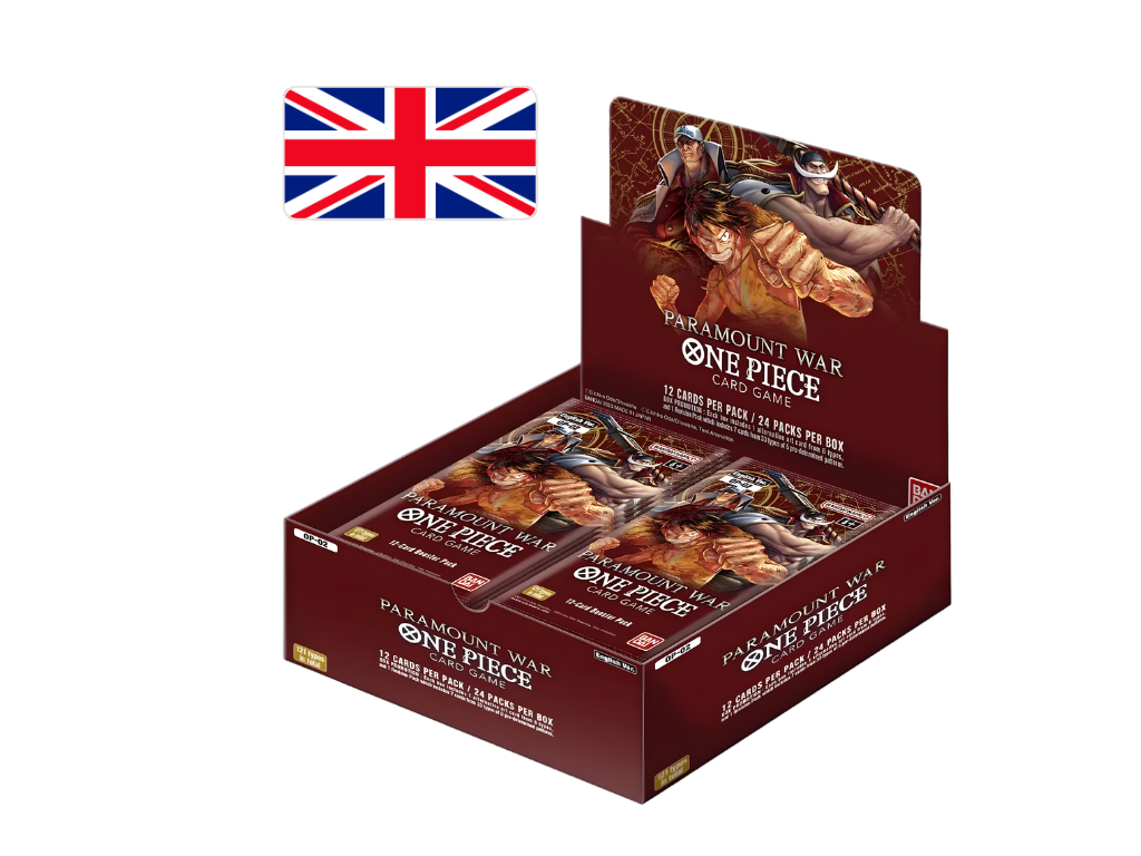 One Piece Card Game – OP02 Paramount War – Booster Display (Anglais)