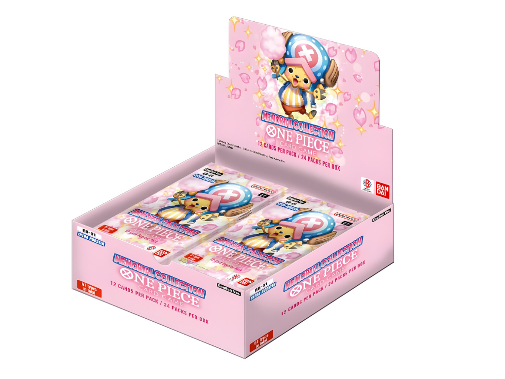 One Piece Card Game – EB01 Memorial Collection – Booster Display (Anglais)