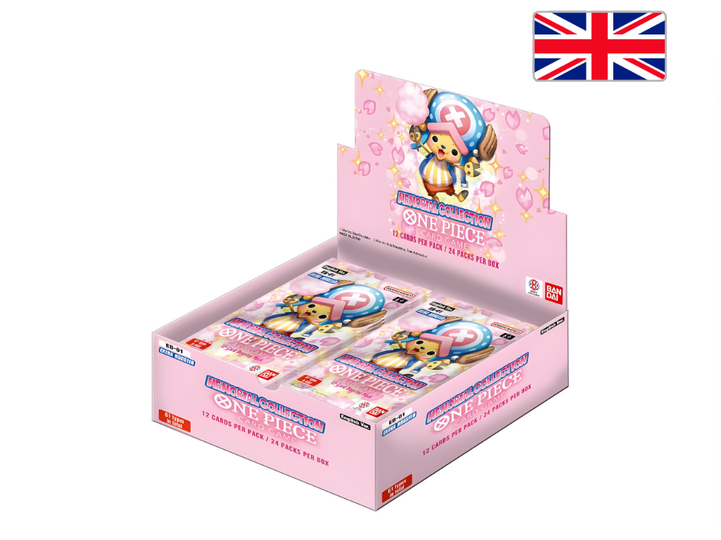 One Piece Card Game – EB01 Memorial Collection – Booster Display (Anglais)