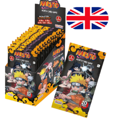 Booster Box of 24 Packs – Naruto Mythos TCG – First Chapter – English Version