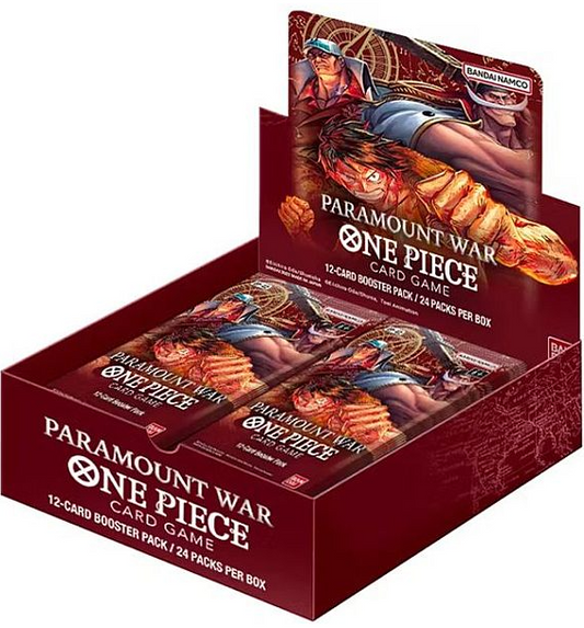 One Piece Card Game – OP02 Paramount War – Booster Display (Anglais)