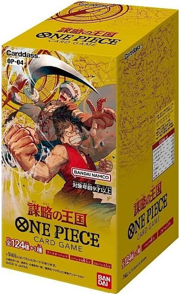 One Piece Card Game – OP04 Kingdoms of Intrigue – Booster Display (Japonais)