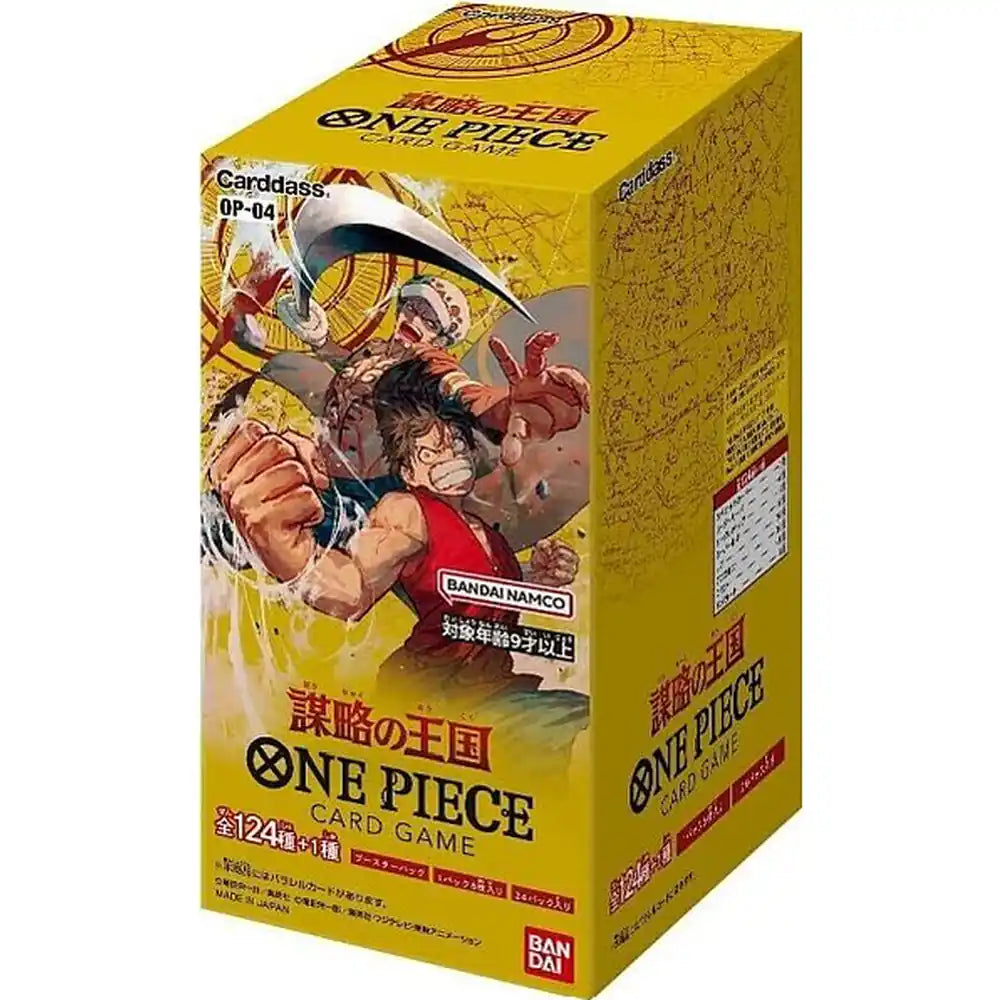 One Piece Card Game – OP04 Kingdoms of Intrigue – Booster Display (Japonais)