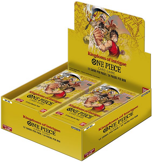 One Piece Card Game – OP04 Kingdoms Of Intrigue – Booster Display (Anglais)