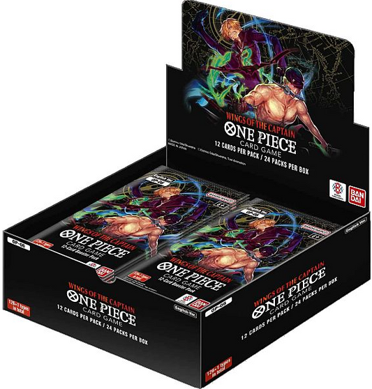 One Piece Card Game: OP06 – Wings of the Captain (Booster Display, 24 Packs) – Anglais