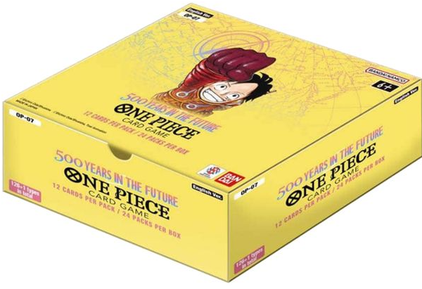 One Piece Card Game: OP07 – 500 Years In The Future (Booster Display, 24 Packs) – (Anglais)