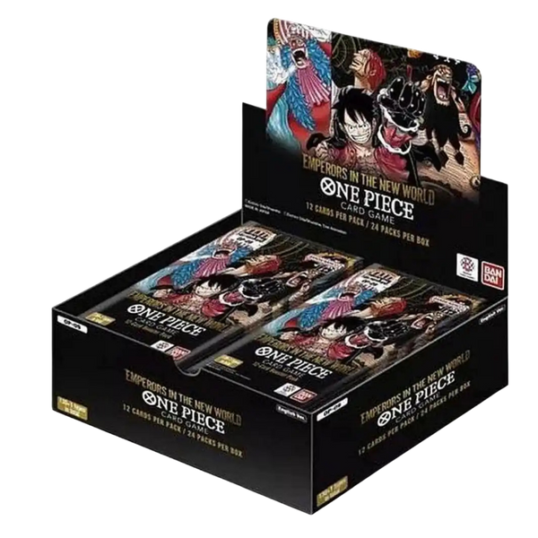 One Piece Card Game : OP09 – Emperors in the New World (Booster Display, 24 Packs) – Anglais