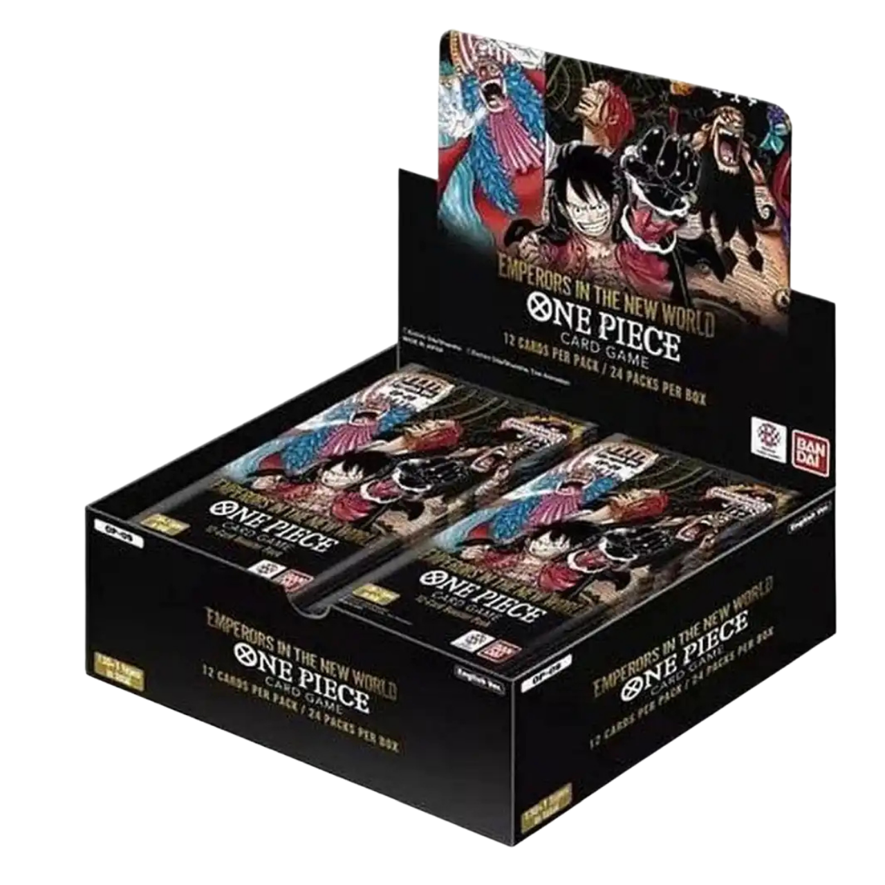One Piece Card Game: OP09 – Emperors in the New World (Booster Display, 24 Packs) – English