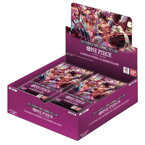 One Piece Card Game : OP11 – Des Poings Vifs comme l’Éclair – Booster Display FR (24 Packs)