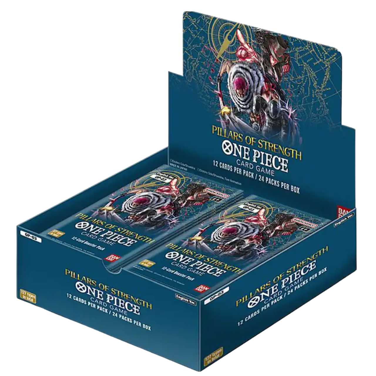 One Piece Card Game – OP03 Pillars of Strength – Booster Display (Anglais)