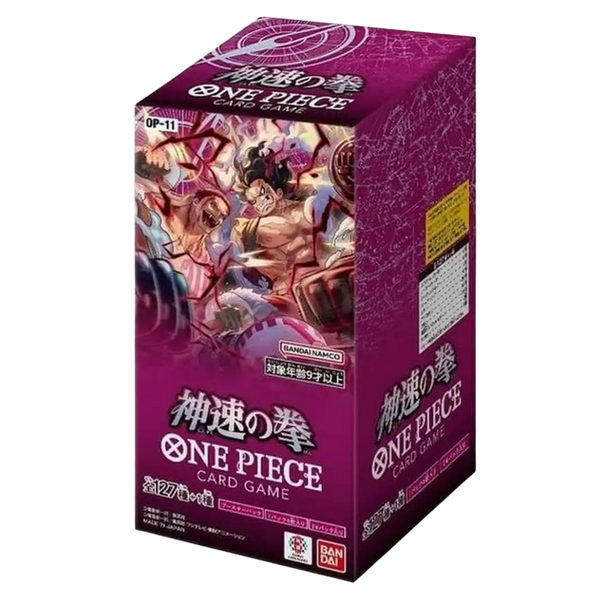 One Piece Card Game – OP11 A Fist of Divine Speed (Japonais) – Booster Display