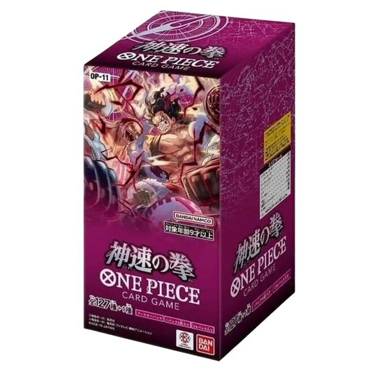 One Piece Card Game – OP11 A Fist of Divine Speed (Japanese) – Booster Display