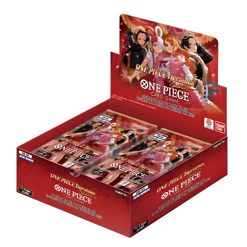 One Piece Card Game – EB03: One Piece Heroines Edition – Extra Booster Display (Anglais)