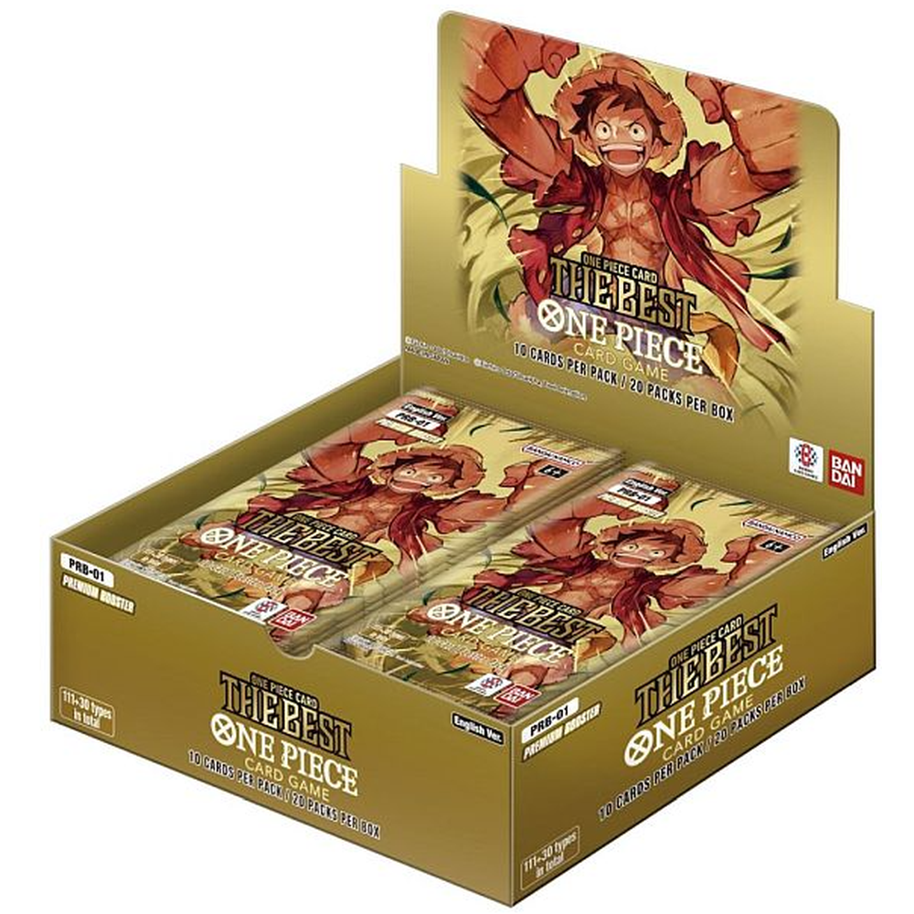 One Piece Card Game – PRB01 The Best – Premium Booster Display (Anglais)