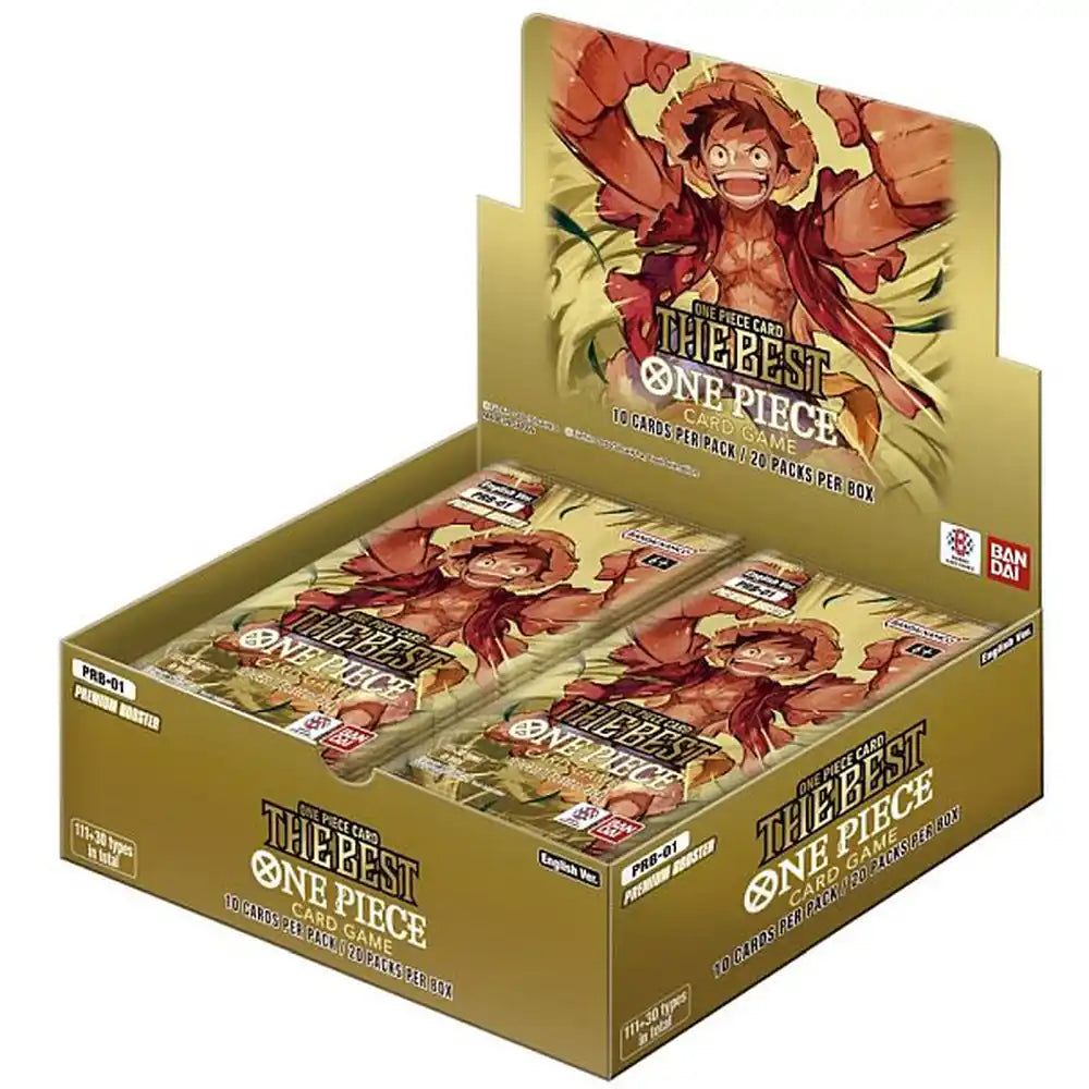 One Piece Card Game – PRB01 The Best – Premium Booster Display (Anglais)