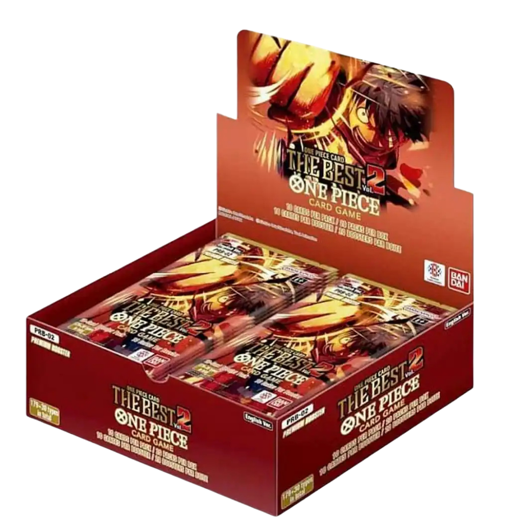 One Piece Card Game: PRB02 – The Best (Premium Booster Display, 20 Packs) – English