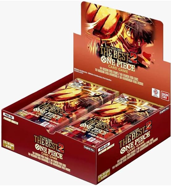 One Piece Card Game : PRB02 – The Best (Premium Booster Display, 20 Packs) – Anglais