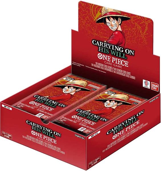 One Piece Card Game : OP13 – Carrying On His Will (Booster Display, 24 Packs) – Anglais