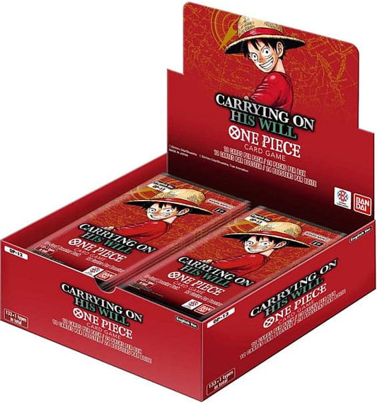 One Piece Card Game : OP13 – Carrying On His Will (Booster Display, 24 Packs) – Anglais