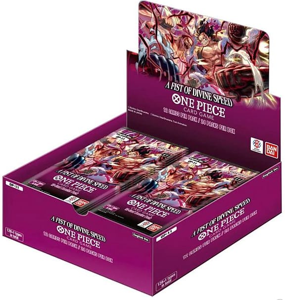 One Piece Card Game – OP11 A Fist of Divine Speed – Booster Display (Anglais)