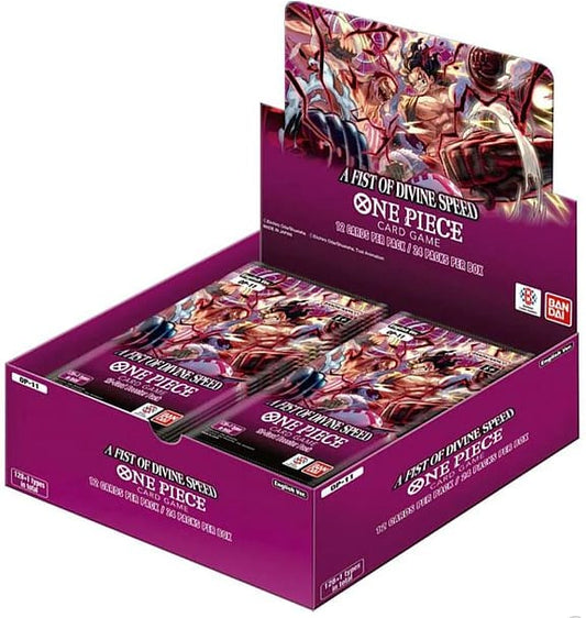 One Piece Card Game – OP11 A Fist of Divine Speed – Booster Display (Anglais)