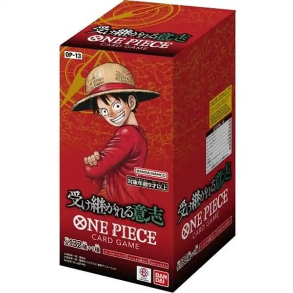 One Piece Card Game - OP13 Carrying on His Will (Japanese) - Booster Display