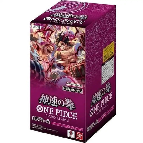 One Piece Card Game – OP11 A Fist of Divine Speed (Japanese) – Booster Display