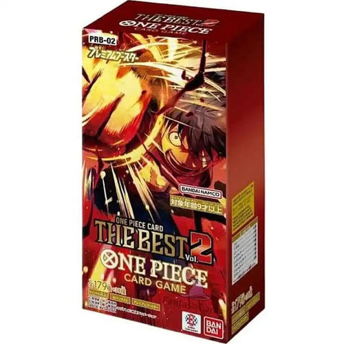 One Piece Card Game – PRB02 One Piece Card The Best (Japonais) – Premium Booster Display