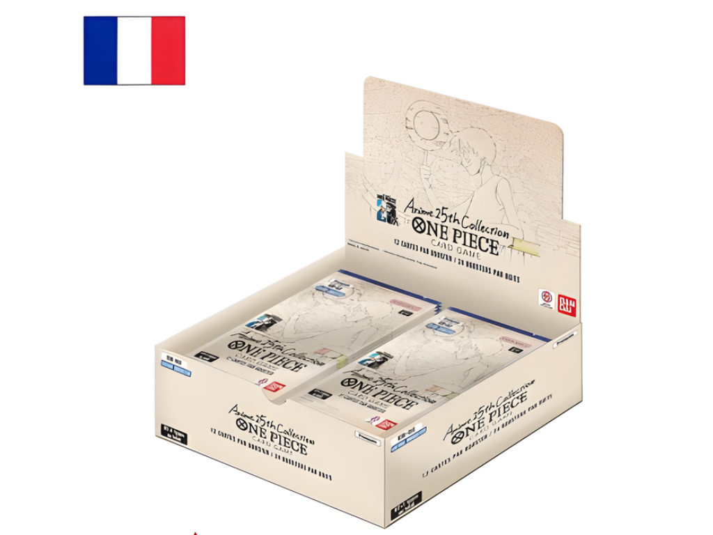 One Piece Card Game – EB02 Anime 25th Collection – (Anglais) - Booster Display