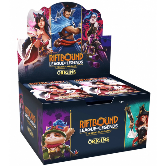 League of Legends - League of Legends - Boite de - 24 Boosters - Riftbound - Boite de 24 Boosters - Origins (En Anglais)