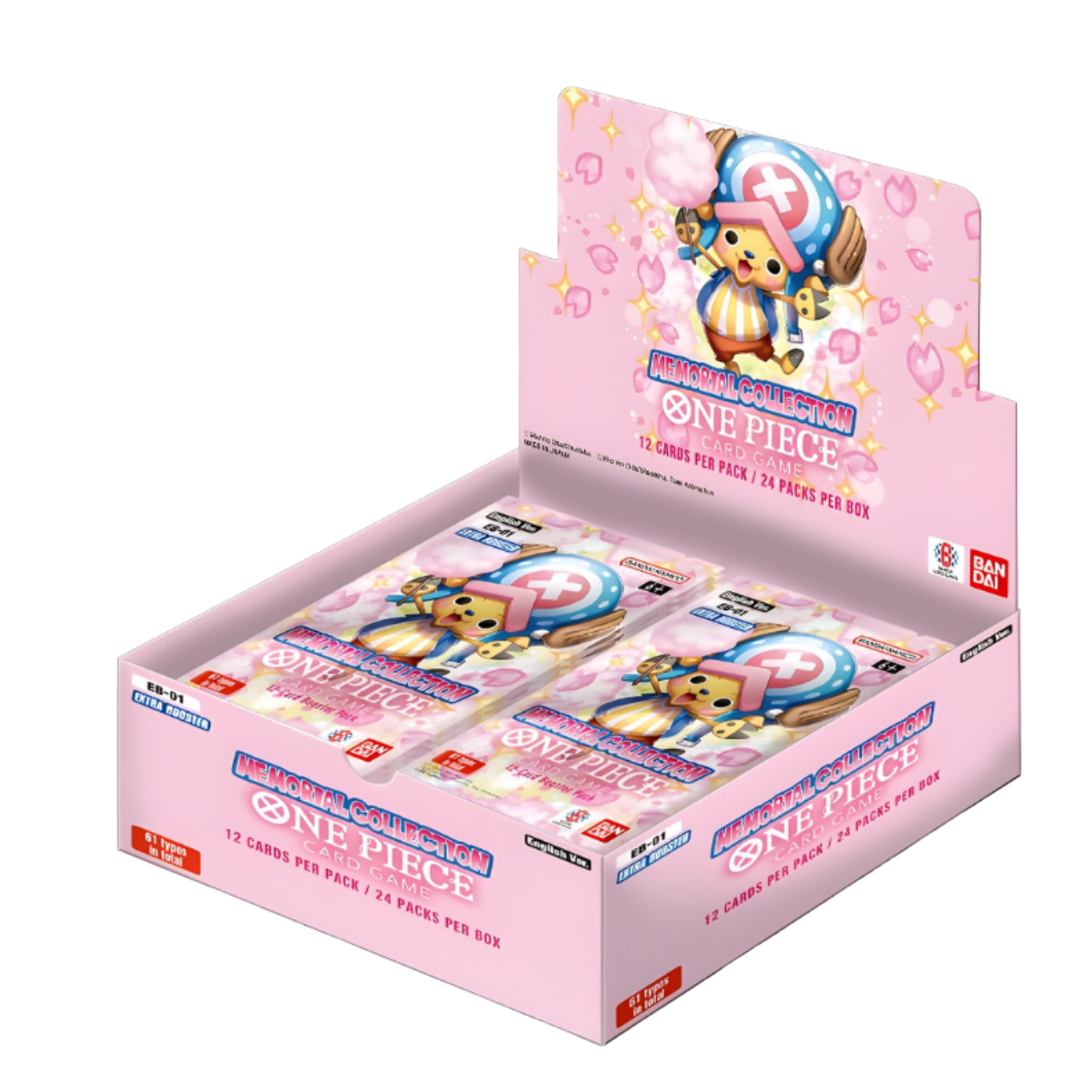 One Piece Card Game – EB01 Memorial Collection – Booster Display (Anglais)
