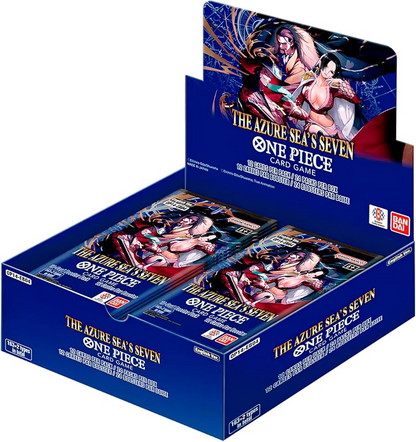 One Piece Card Game – OP14-EB04: The Azure Sea's Seven – Booster Display (Francais)