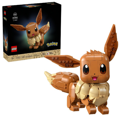 LEGO® Pokémon™ Eevee – Buildable Figure (72151)