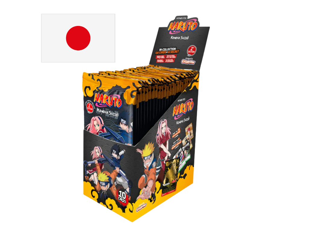 Naruto TCG: First Set 2nd Edition Booster Packs CDU 24 Booster Pack (ENGLISH)