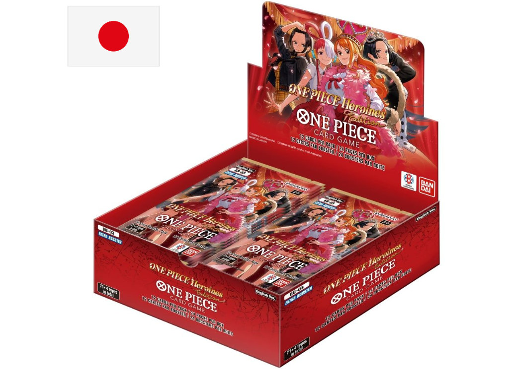 One Piece Card Game – EB03: One Piece Heroines Edition – Extra Booster Display (Francais)