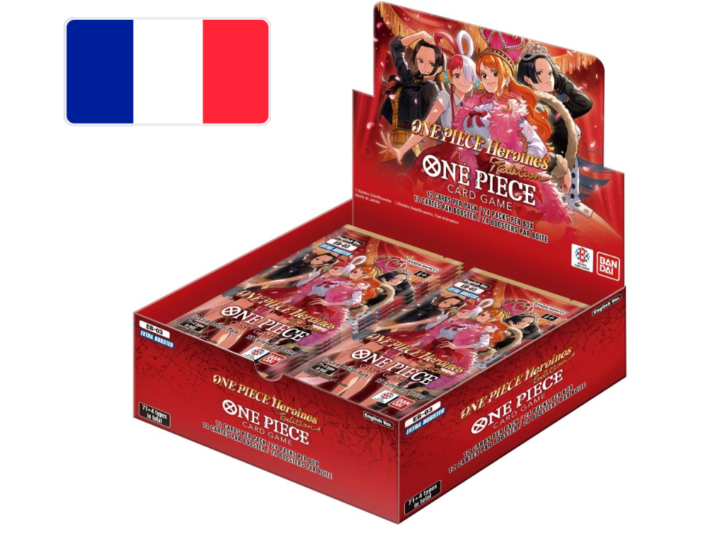 One Piece Card Game – EB03: One Piece Heroines Edition – Extra Booster Display (Francais)